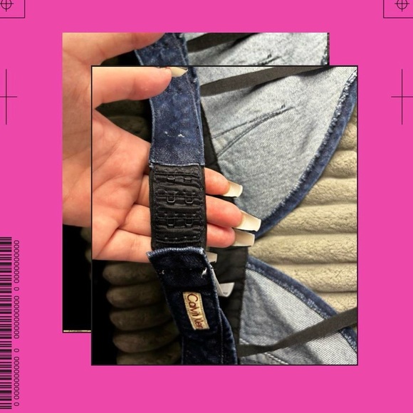 calvin klein denim bra - Picture 3 of 3